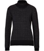 Jil Sander Cashmere Patterned Turtleneck Pullover