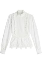 Anna Sui Anna Sui Embroidered Blouse With Silk