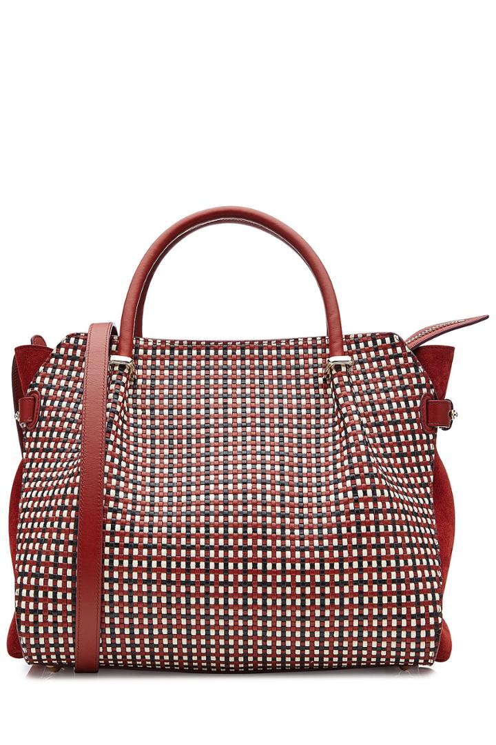 Nina Ricci Nina Ricci Woven Leather Tote - Multicolor
