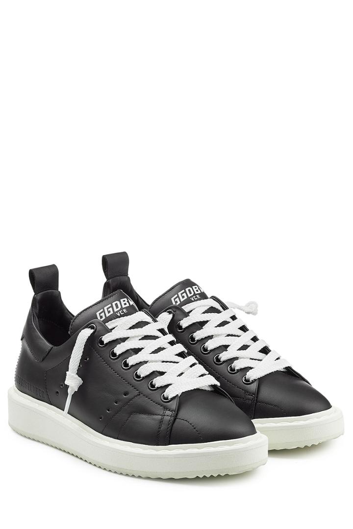 Golden Goose Golden Goose Leather Sneakers Starter - Black