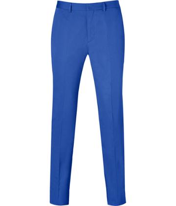 Ps By Paul Smith Ocean Blue Cotton Pants