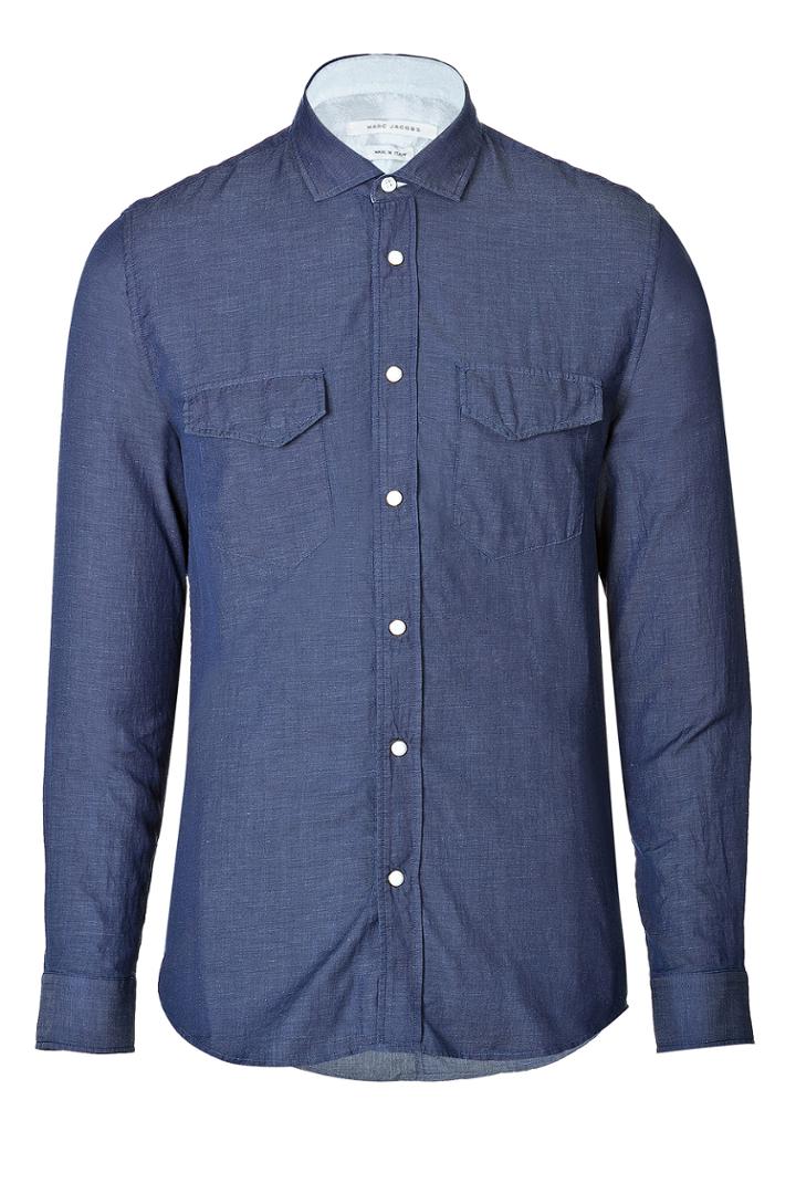 Marc Jacobs Marc Jacobs Cotton Denim Shirt - Blue