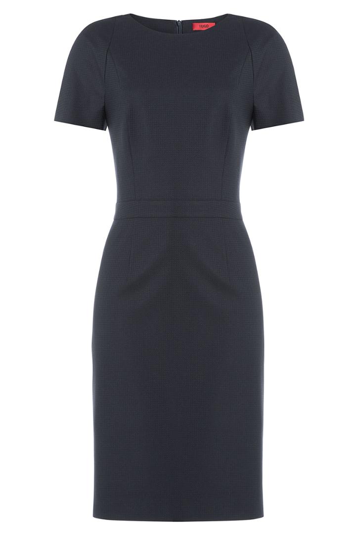 Hugo Hugo Jersey Sheath Dress - Blue