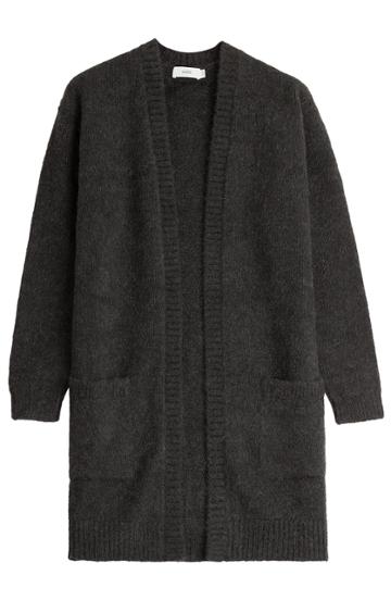 Closed Alpaca-blend Open Cardigan