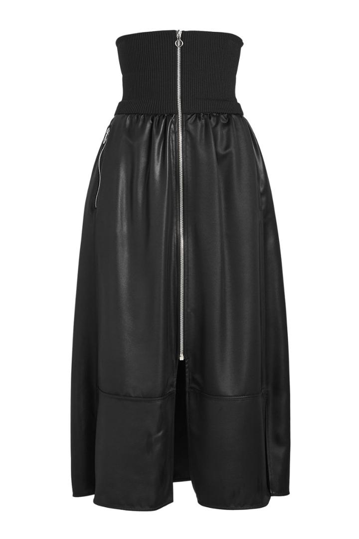 Paco Rabanne Paco Rabanne Zip Detail Midi Skirt