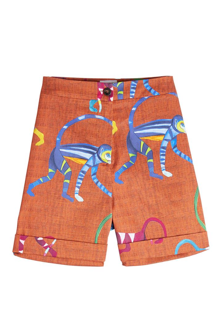 Stella Jean Stella Jean Printed Cotton Shorts
