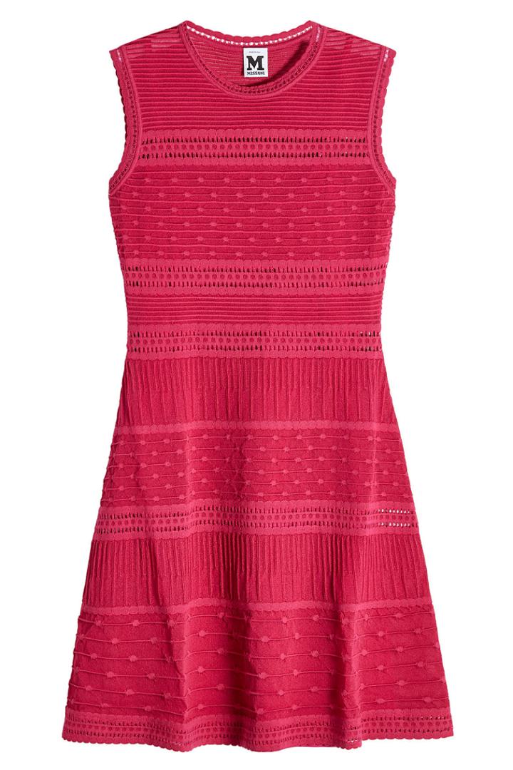M Missoni M Missoni Fit And Flare Knit Dress