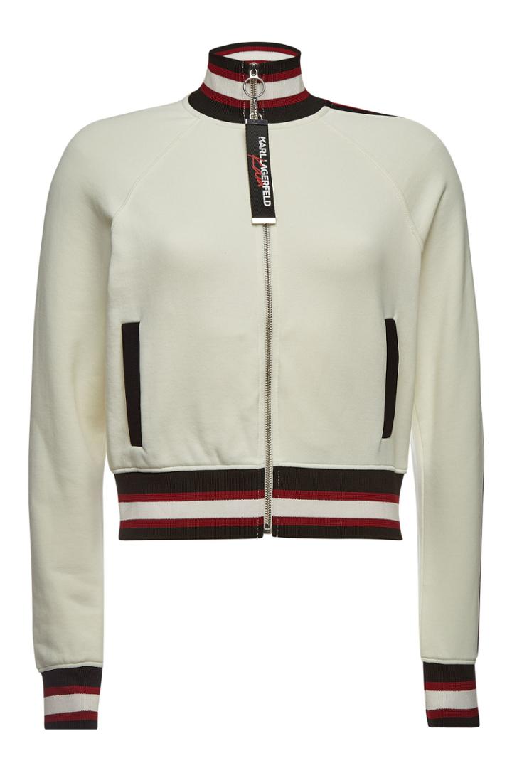 Karl X Kaia Gerber Karl X Kaia Gerber Karl X Kaia Gerber Zipped Jacket With Cotton