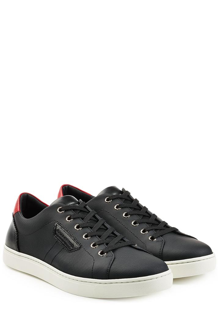 Dolce & Gabbana Dolce & Gabbana Leather Sneakers - Black
