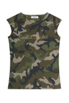 Valentino Valentino Valentino Cash & Rocket Embellished Cotton T-shirt - None