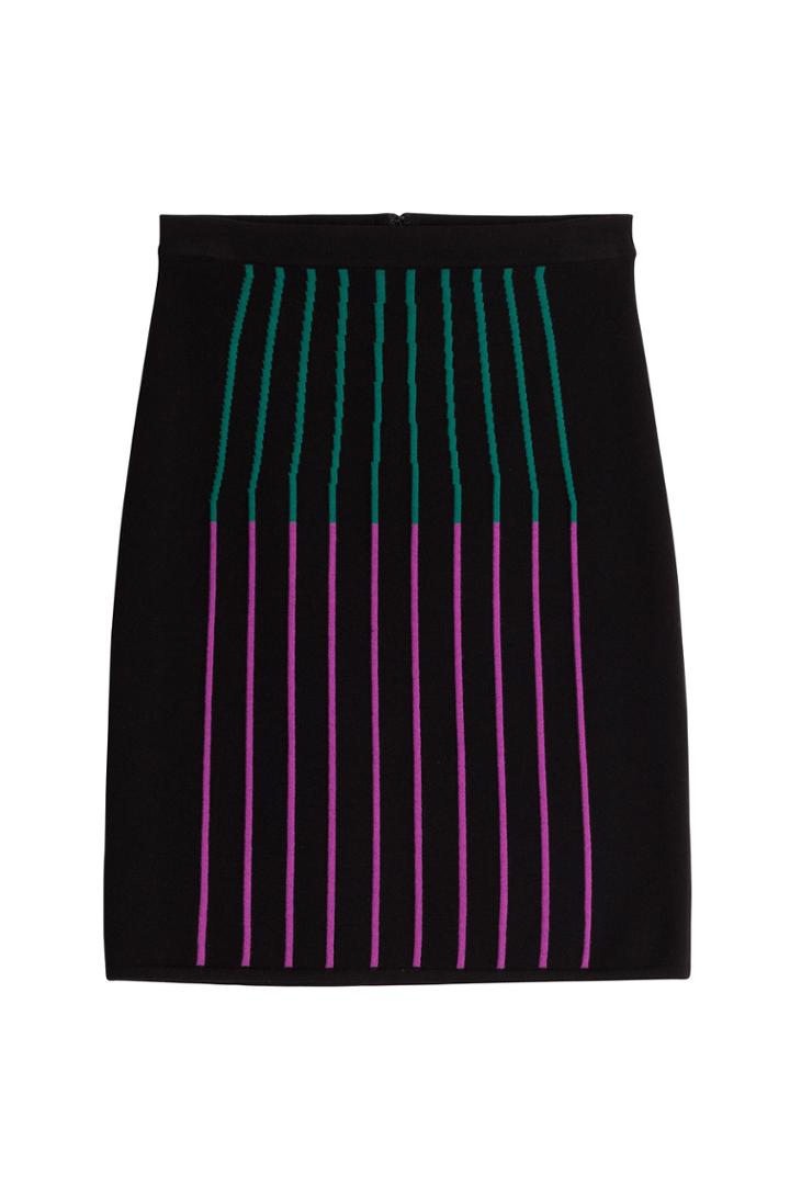 Fendi Fendi Wool Blend Skirt - Black