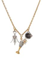 Marc Jacobs Marc Jacobs Champagne Party Chain Necklace With Embellishment