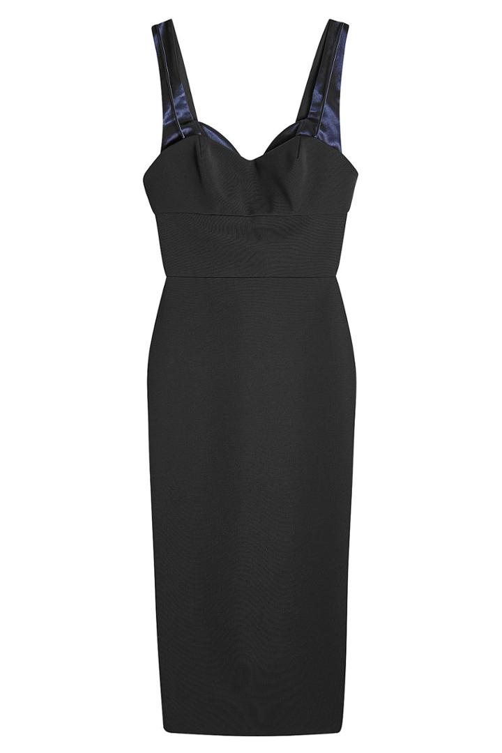 Victoria Beckham Victoria Beckham Dress With Satin Trims