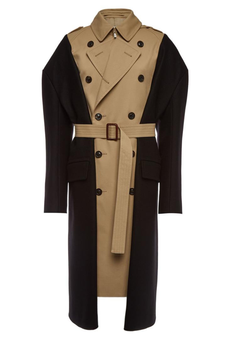 Maison Margiela Maison Margiela Trench Coat With Wool And Cotton