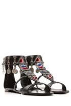 Giuseppe Zanotti Giuseppe Zanotti Embellished Leather Gladiator Sandals