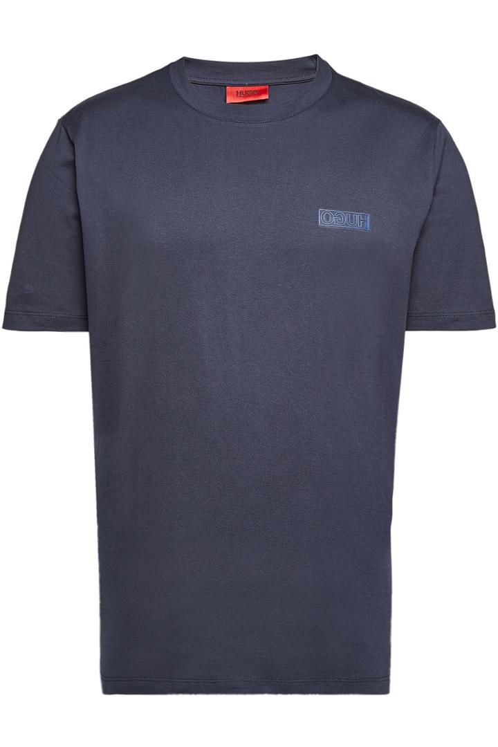 Hugo Hugo Cotton Durned-u5 Print T-shirt