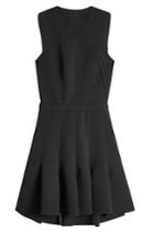 Carven Carven Dress With Pleated Skirt - Black