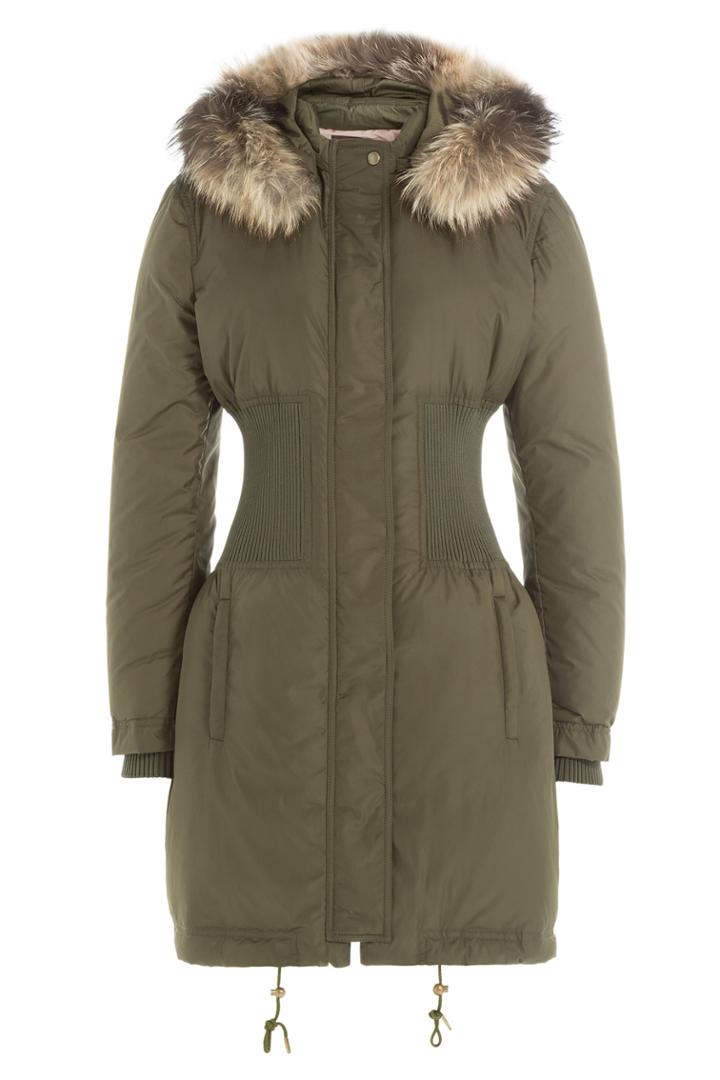 Roberto Cavalli Roberto Cavalli Army-style Parka With Fur Collar - Green