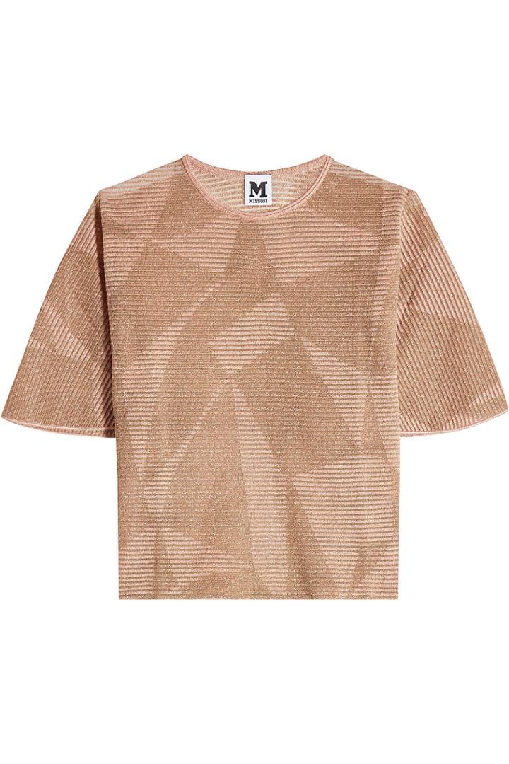 M Missoni M Missoni Knit Top With Metallic Thread