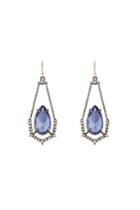 Alexis Bittar Alexis Bittar Crystal Drop Earrings With Chain Surround
