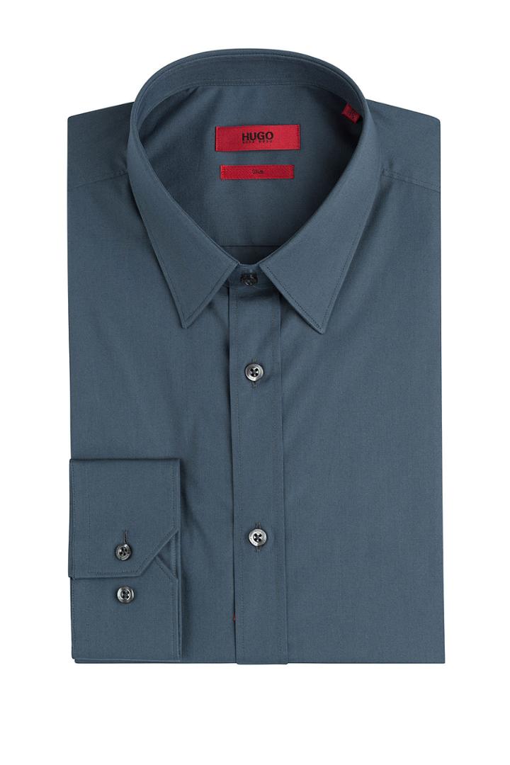 Hugo Hugo Cotton Shirt - Grey