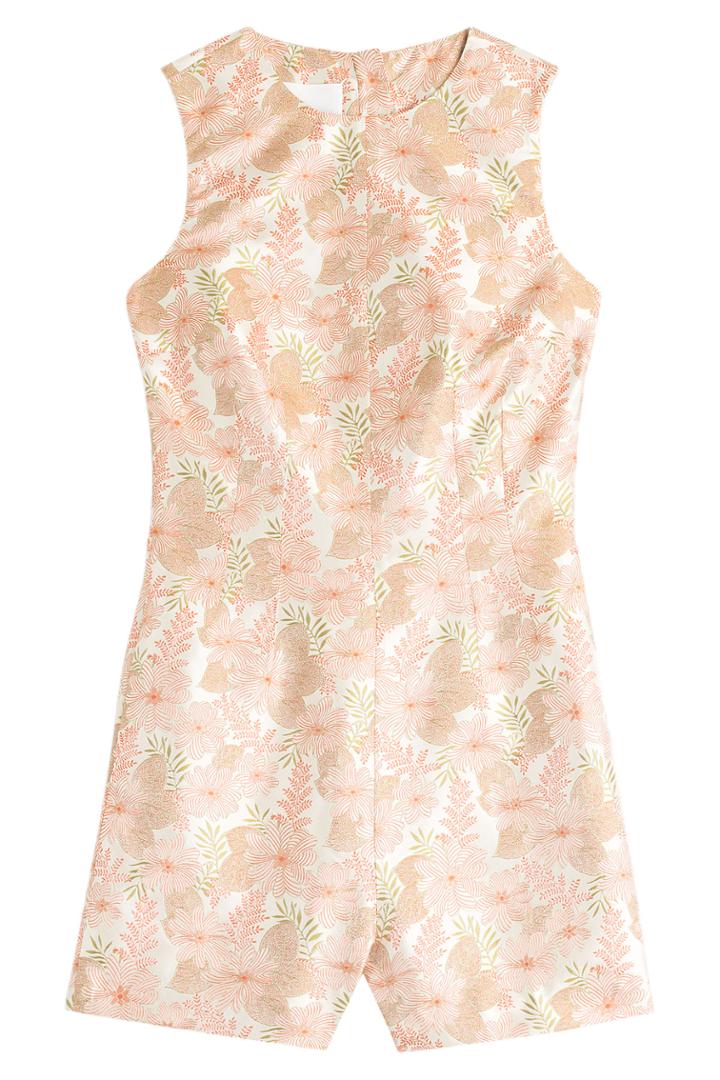 Maison Margiela Maison Margiela Silk Jacquard Jumpsuit - Orange