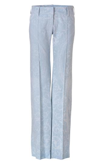 Balmain Balmain Vintage Blue Wide Leg Pants