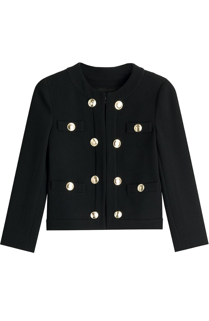 Boutique Moschino Embellished Wool Jacket