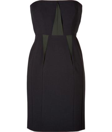 C?dric Charlier Strapless Dress In Black