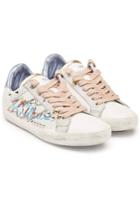 Zadig & Voltaire Zadig & Voltaire Leather And Suede Sneakers With Studs