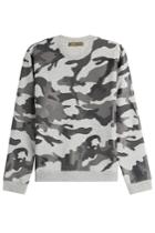 Valentino Valentino Camouflage Printed Cotton Sweatshirt