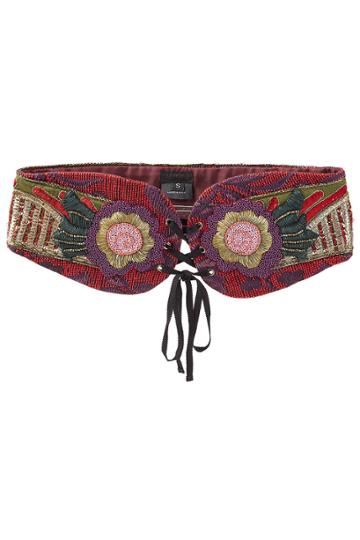 Anna Sui Anna Sui Embellished Belt - Multicolor
