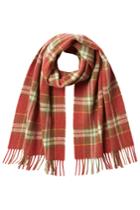 A.p.c. A.p.c. Checked Wool Scarf - Red