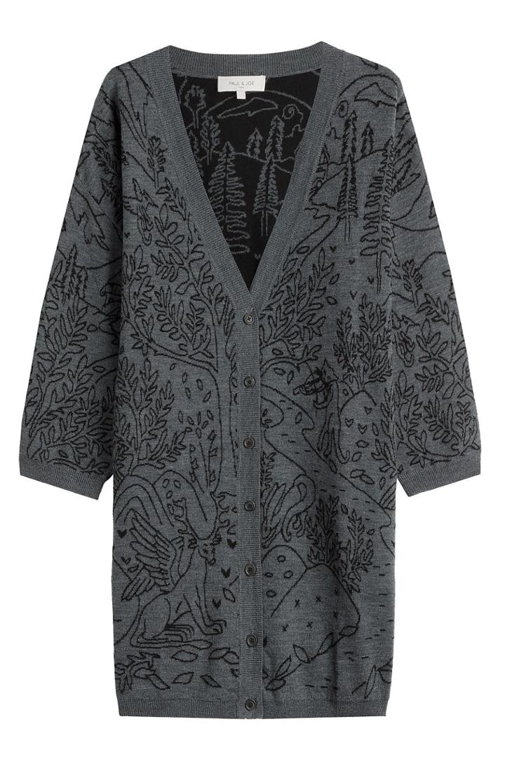 Paul & Joe Paul & Joe Oversize Merino Wool Cardigan