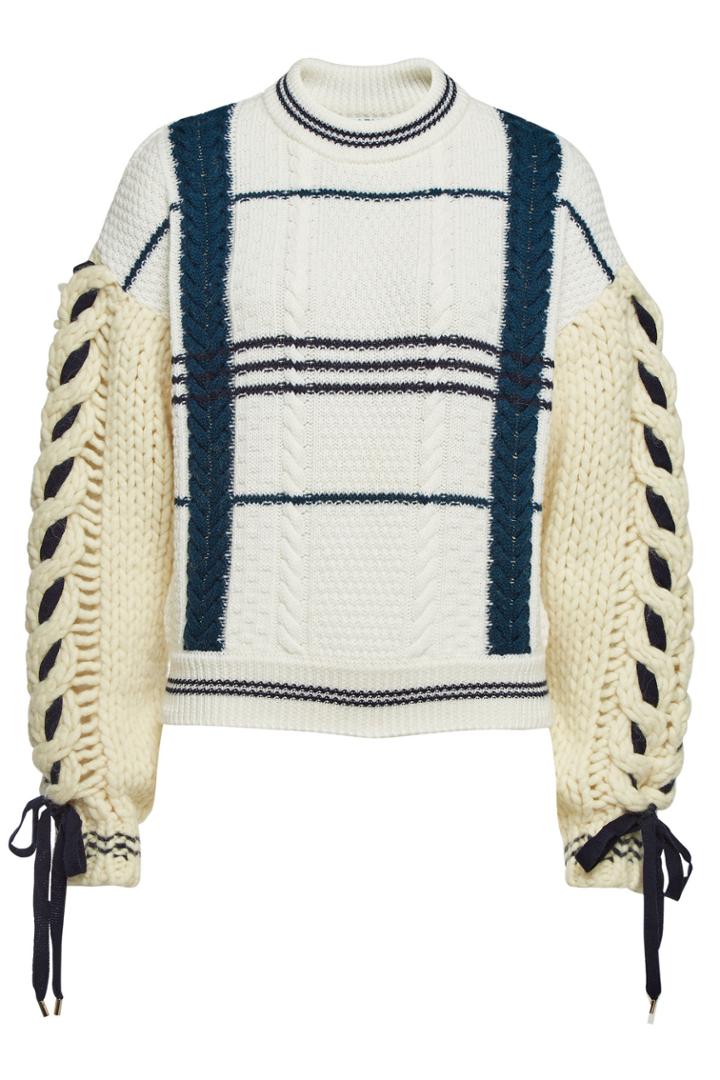Carven Carven Virgin Wool Pullover With Alpaca