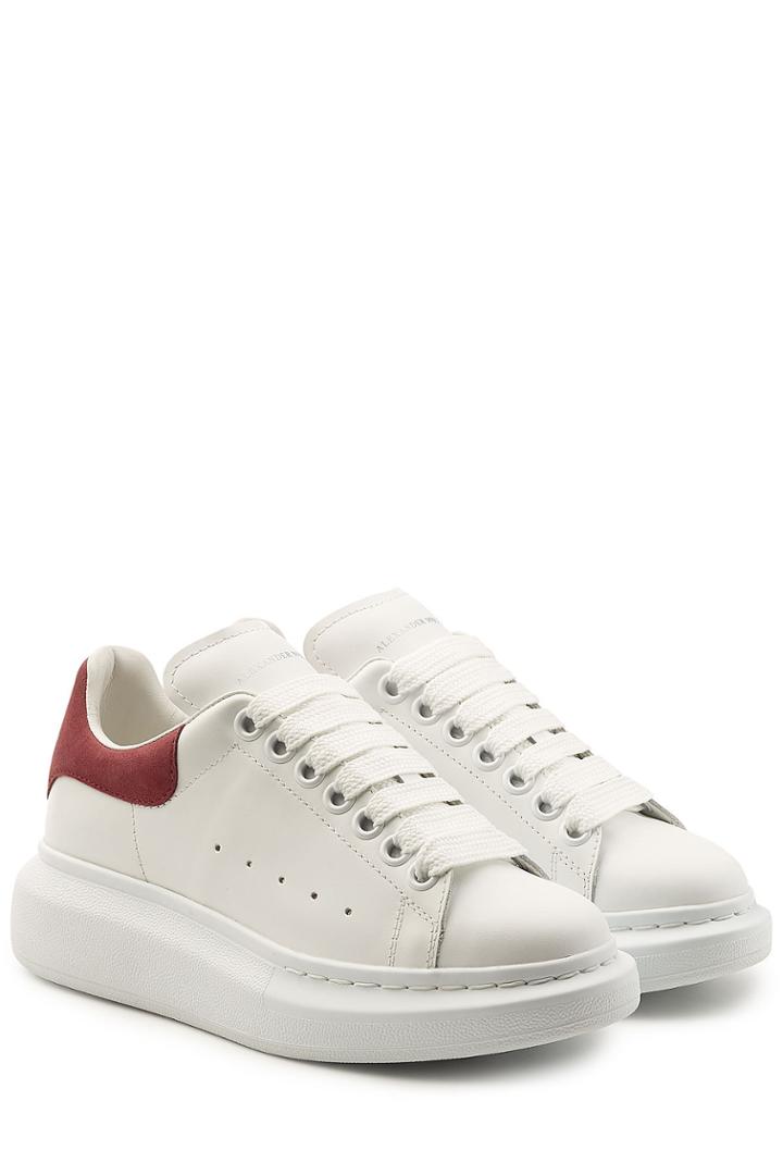 Alexander Mcqueen Alexander Mcqueen Leather Sneakers With Suede