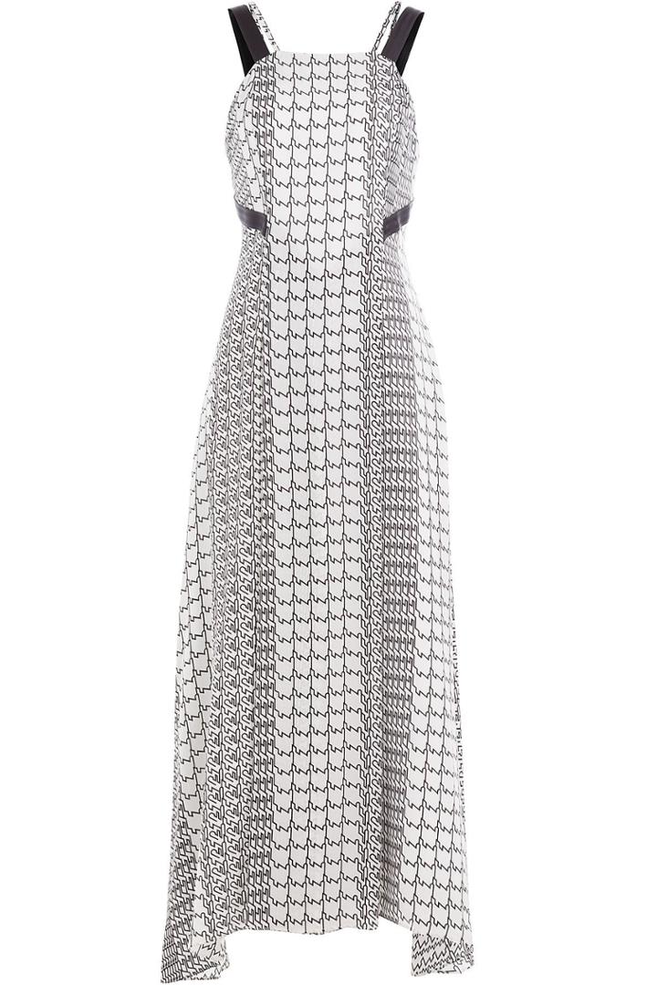 Kenzo Kenzo Printed Silk Dress - White