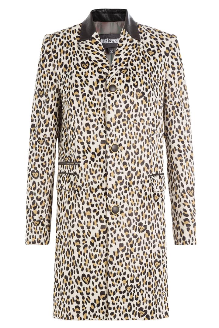 Just Cavalli Just Cavalli Leopard Print Coat - Animal Print
