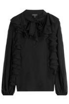 Giambattista Valli Giambattista Valli Ruffled Silk Georgette Blouse