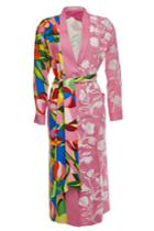 Mary Katrantzou Mary Katrantzou Merlin Printed Coat With Embroidery