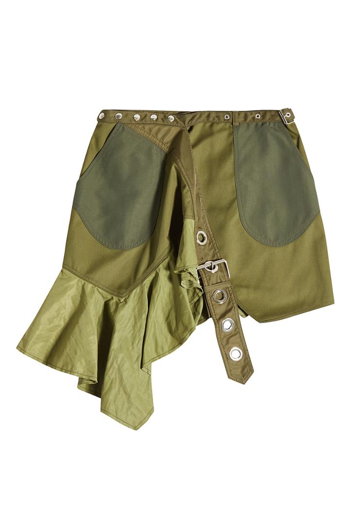 Marques' Almeida Marques' Almeida Patchwork Printed Wrap Skirt
