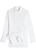 Victoria, Victoria Beckham Victoria, Victoria Beckham Cotton Shirt With Bow