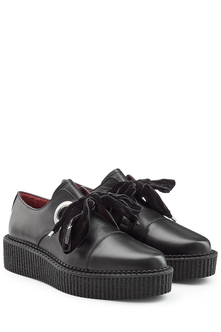 Marc By Marc Jacobs Marc By Marc Jacobs Leather Creepers - Black