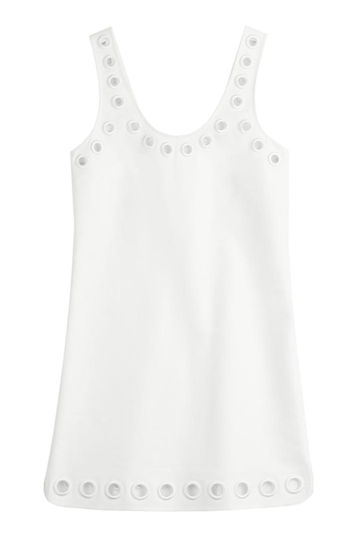 3.1 Phillip Lim 3.1 Phillip Lim Cotton Blend Dress With Eyelets - White