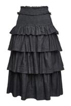 See By Chloé See By Chloé Tiered Skirt With Smocked Waist