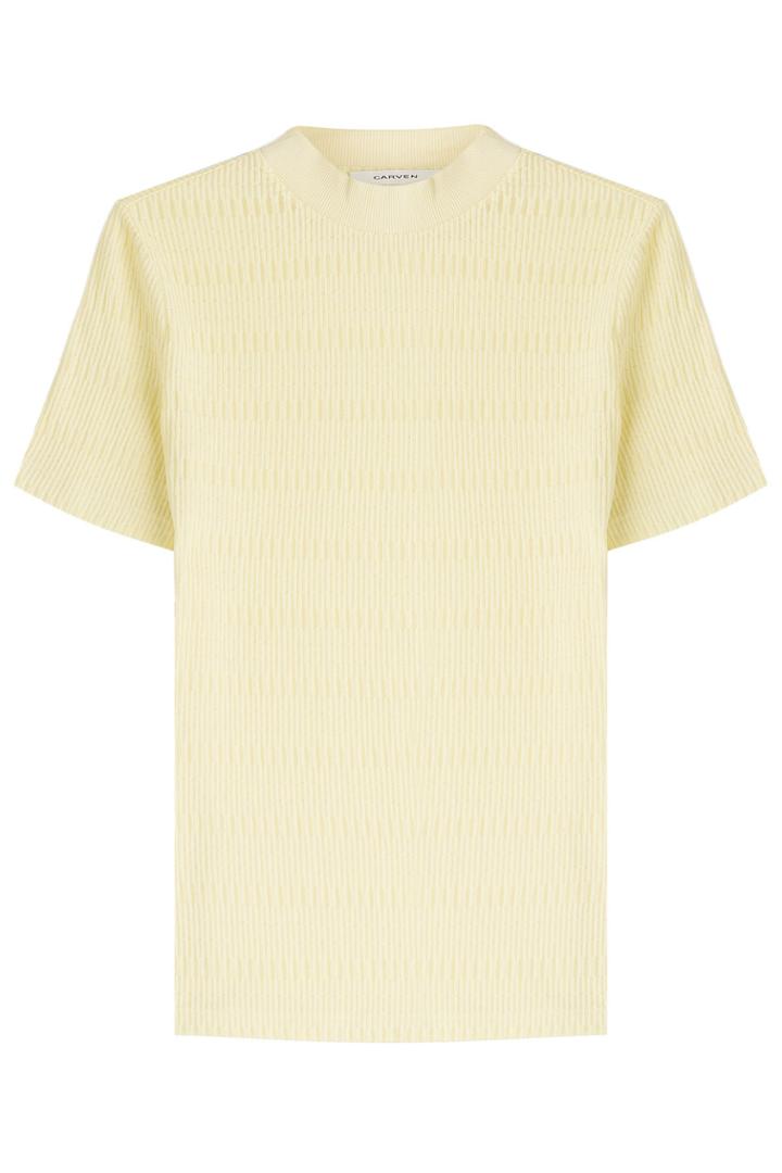 Carven Carven Cotton Top - Yellow