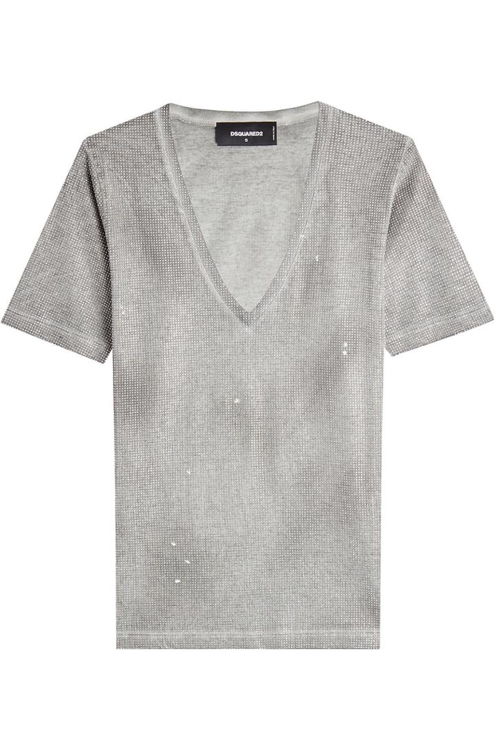 Dsquared2 Dsquared2 Distressed Cotton T-shirt