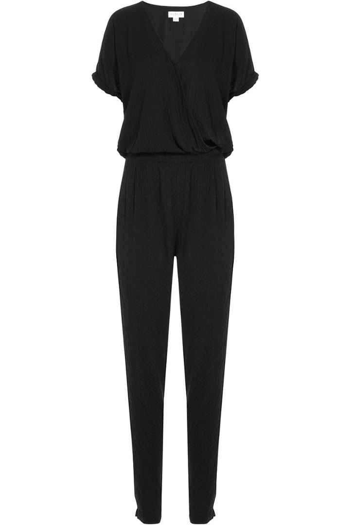 Velvet Velvet Draped Jumpsuit - Black