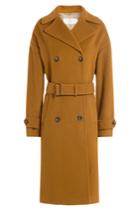 Closed Closed Virgin Wool Coat With Cashmere - Camel