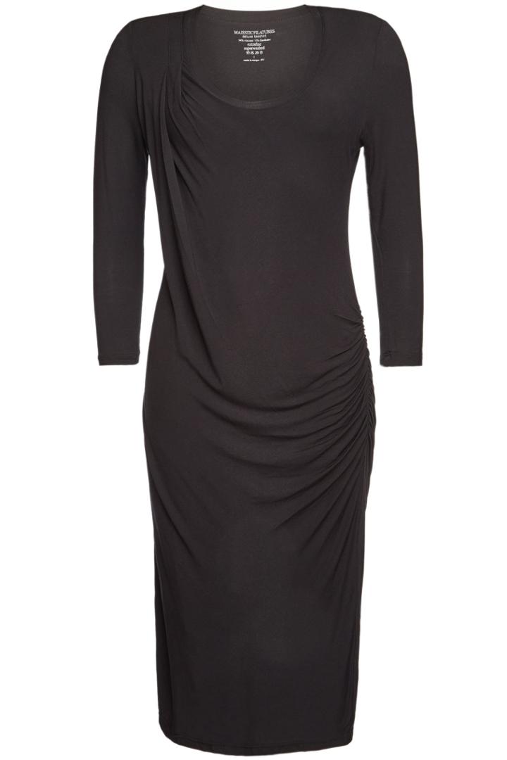 Majestic Majestic Draped Jersey Dress